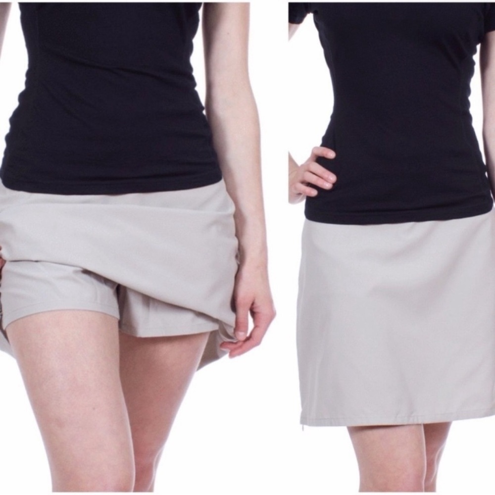Patagonia Green Duway Skort Skirt Active Hiking